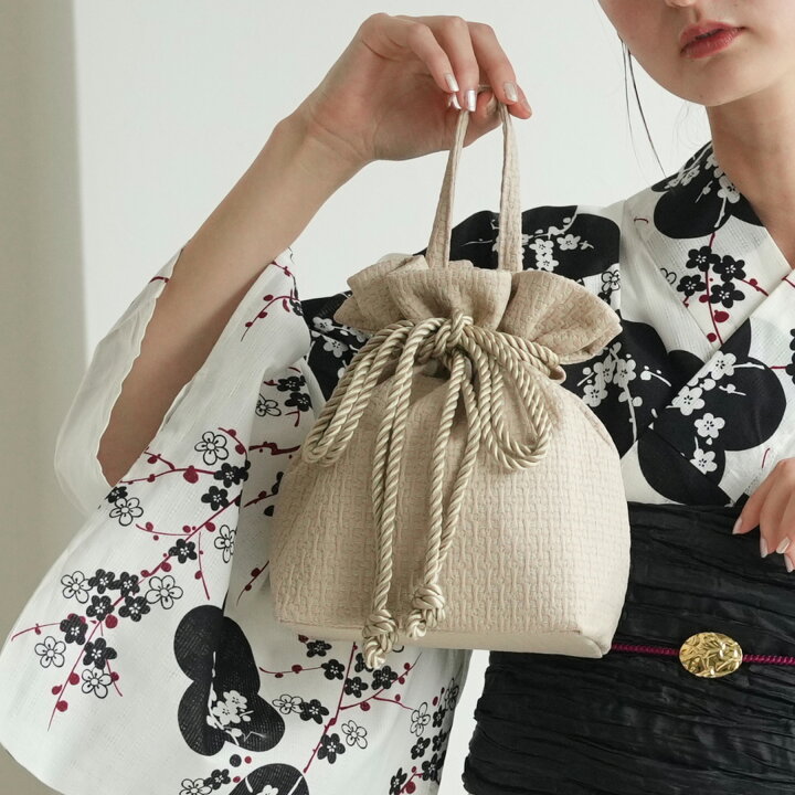 楽天市場】【utatane 2wayリボン ショルダー巾着バッグ】普段使いも 
