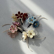 楽天市場】ヘアクリップ ドライフラワーの通販 