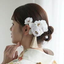 楽天市場】髪飾り 椿（ヘアアクセサリー｜レディースジュエリー 
