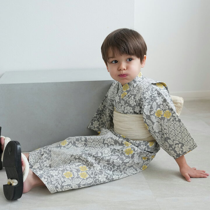 楽天市場】【utatane×注染工房 kids 日本製小幅生地使用 子供浴衣3点 
