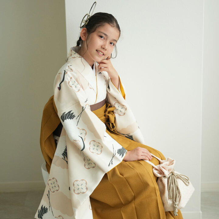 楽天市場】【10％OFF】【ひよこ商店 ジュニア 袴 2点セット エクリュ 