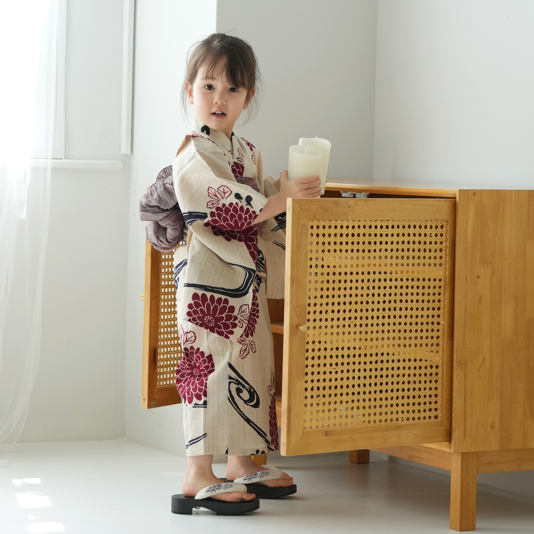 楽天市場】【utatane×注染工房 kids 日本製小幅生地使用 子供浴衣3点
