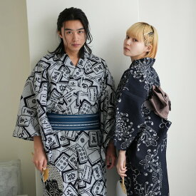 【utatane×注染工房 日本製小幅生地使用 メンズ 浴衣3点セット 刺し子の麻雀牌】男　紳士 男性 特選シリーズ 注染 本染め 手染め ぼかし 選べるM/Lサイズ 日本製綿角帯 浴衣セット（ゆかた・帯・下駄）日本製 国産 手縫い併用国内縫製 奈良の職人さんの手染め