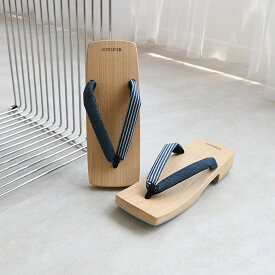 【utatane 高級桐下駄 ヒッコリーデニム鼻緒 メンズ LLサイズ 右近 白木】男性 男下駄 25.5〜27.0cm 大きいサイズ 紺 インディゴ 単品 国産 日本製 徳島の下駄職人さんと滋賀の鼻緒職人さんの手仕事