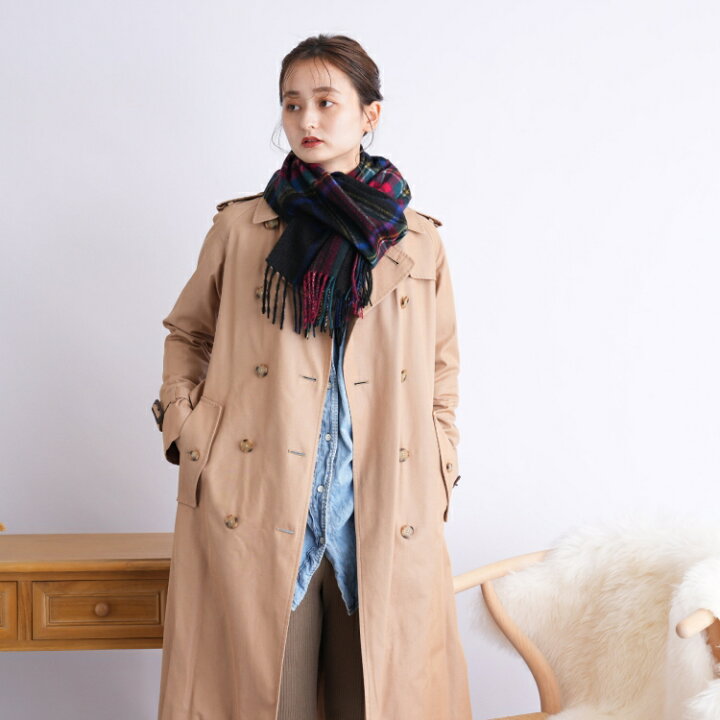 楽天市場 カシミヤ マフラー カシミヤ100 チェック 柄 レディース メンズ ユニセックス カシミア ギフト プレゼント クリスマス 厚手 誕生日 Utatane Utatane