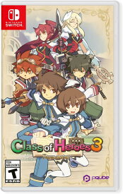 【新品】Class of Heroes 3（クラスヒーローズ3）- Nintendo Switch/北米版 日本版Switchでプレイ可