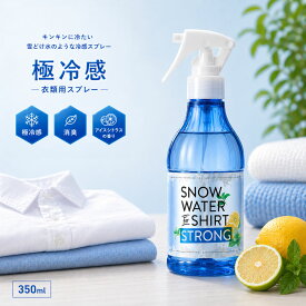 スノーウォーター For シャツ ストロング アイスシトラス 350ml [衣類冷感スプレー ひんやり 涼しい 消臭]