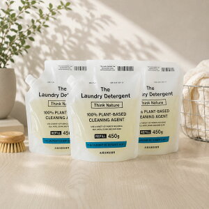 THE ������ The Laundry Detergent Think Nature �l�֗p 450ml 3�Z�b�g �������� [�l�ւ��p�b�N �߂����p ����p��� ������ꒅ�� ������� �_��ܕs�v �G�R��� �������� �Ԃ����p �x�r�[�p]