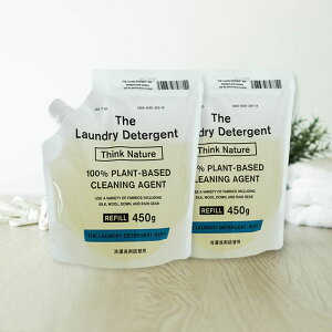 THE  The Laundry Detergent Think Nature l֗p 450ml 2Zbg  [lւpbN450g ߂p p ꒅ  _ܕsv GR  Ԃp xr[p
