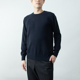 【UTO メンズ】 ベビーカシミヤ クルーネック セーター カラー 6色 最高級カシミア カシミヤ100% 日本製