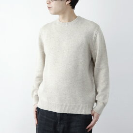 【UTO メンズ】 7ゲージ クルーネック セーター カラー 25色 最高級カシミア カシミヤ100% 日本製