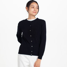 【UTO|レディース】ベーシック クルーネック カーディガン
