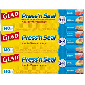 グラッド ストレージフードラップ 43.4m x 3本 プレスンシール コストコ 強力密封ラップ GRAD Press'n Seal 電子レンジ安全