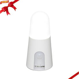 アイリスオーヤマ 乾電池式 LEDセンサーライト スタンドタイプ 昼白色／電球色 x 3個セット