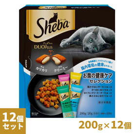 シーバ Sheba デュオ Duo プラス お腹の健康ケアセレクション 200g×12個