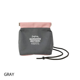 CHOCO マンダリンブラザーズ マナーポーチ GRAY ■ 犬用品 お出かけ お散歩