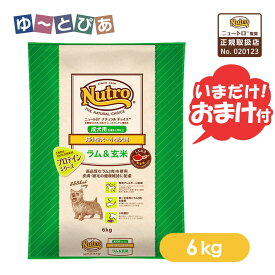 数量限定 おまけ付 公認店 ニュートロ ナチュラルチョイス ラム＆玄米 成犬用 超小型犬～小型犬用 6kg