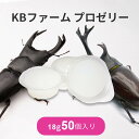 プロゼリー 18g ワイド型 50個 KBファーム 昆虫ゼリー バナナ味 カブトムシ クワガタ エサ 昆虫 餌 高タンパク まとめ…