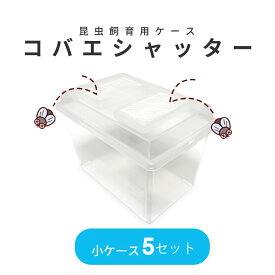 コバエシャッター 小 230×153×173mm 5個セット シーラケース 昆虫飼育ケース