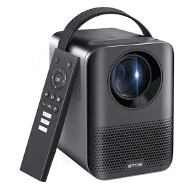 ETOE D2 Pro プロジェクター小型 Android TV 10 Netflix搭載 1080p フルHD 台形補正 家庭用 天井投影 ズーム機能 Bluetooth 5.1 2.4 5G Wi-Fi 天井吊り可能 リモコン付き 日本語取扱説明書 200インチ ホームシアター PS Switch接続