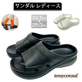 サンダルレディース厚底5cmで足長に見える非常に軽い素材オープントゥで脱げづらいデイリービーチシンプル防滑滑らない軽量柔軟屋外室内超軽量静音防滑柔らか抗菌防臭柔らかい歩きやすいサンダル軽量ふかふかプレゼントギフト