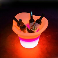 光るアイスペール大いボトルもOKワインクーラー/氷入れ/バケツ/アイスバケツ/光る/LED/アイスペール/ワインクーラー/光るアイスバケツ