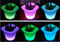 光るアイスペール大いボトルもOKワインクーラー/氷入れ/バケツ/アイスバケツ/光る/LED/アイスペール/ワインクーラー/光るアイスバケツ