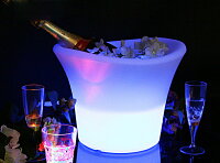 光るアイスペール大いボトルもOKワインクーラー/氷入れ/バケツ/アイスバケツ/光る/LED/アイスペール/ワインクーラー/光るアイスバケツ