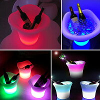 光るアイスペール大いボトルもOKワインクーラー/氷入れ/バケツ/アイスバケツ/光る/LED/アイスペール/ワインクーラー/光るアイスバケツ