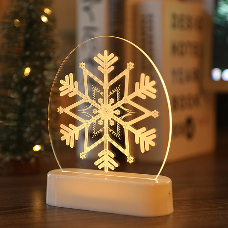 楽天市場】クリスマス 飾り 3D プレート LED ライト イルミネーション