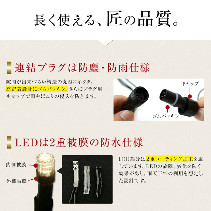 楽天市場】イルミネーション 屋外用 ストレート LED 100球 10m 全17色 ケーブル 黒/クリア コンセント式 防水 クリスマス ライト ツリー 飾り付け イルミネーションライト : 電光ホーム 楽天市場】イルミネーション 屋外用 ストレート LED 100球 10m 全17色 ケーブル 黒/クリア コンセント式 防水 クリスマス ライト ツリー 飾り付け イルミネーションライト : 電光ホーム