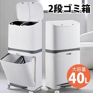 �S�~�� ���� 2�i ���ݔ� �c�^ �W�� ������� 40L ���ʃS�~�� �L�b�`���ӂ��� �L���X�^�[�t�� ���r���O �� �k�� ���� �܎~�� �S�~�܂������Ȃ� �������� �d���� �ړ����ȒP