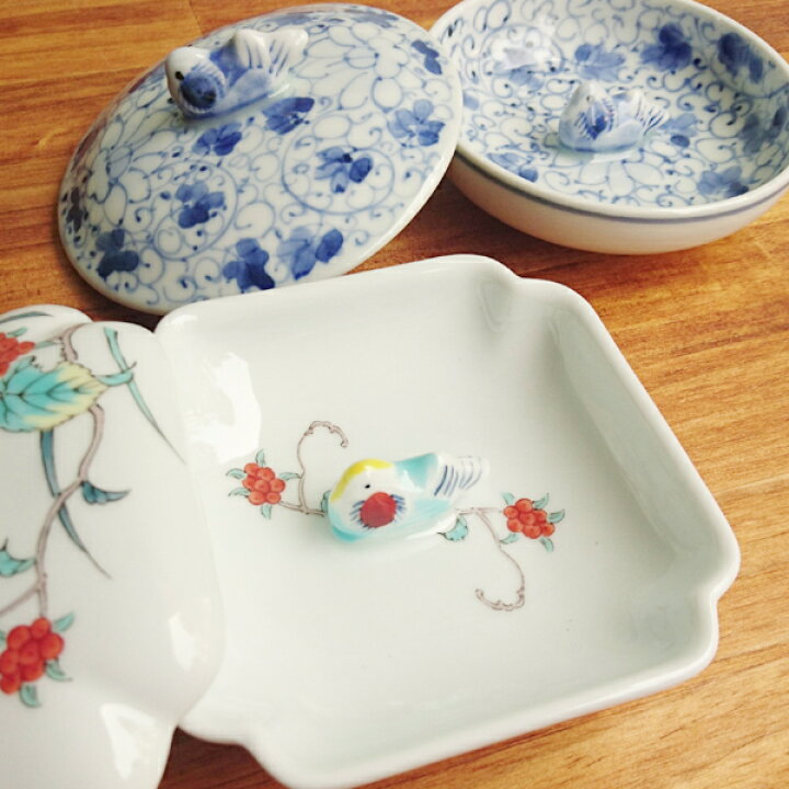 楽天市場】【送料無料】有田焼 蓋付灰皿（角・丸） : 有田焼 器の華 