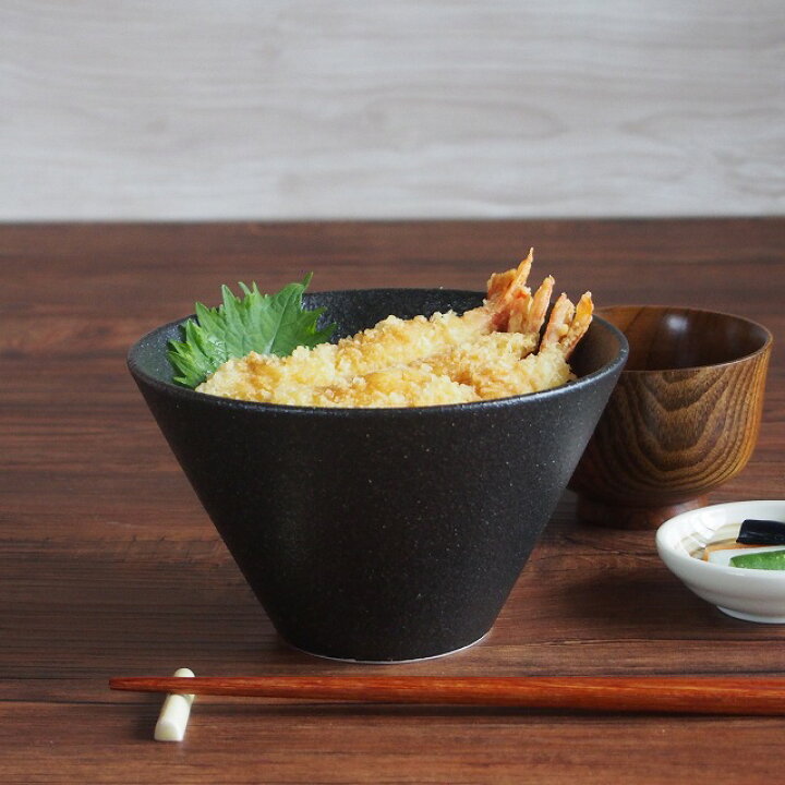 楽天市場】ブラック 黒 カレーうどん どんぶり 16.5cm スリム ラーメン 