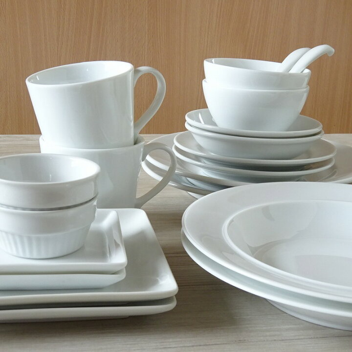 楽天市場】食器 【アウトレット】【送料無料】お買得！白い食器の 