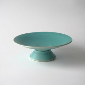 碧 〜ao〜 16.5cm 高台丸皿 トルコブルー 青 ブルー 碧釉 青釉 マット 高台 丸皿 丸 食器 業務用 インスタ映え 和食 割烹 レストラン 日本製 クリスマス