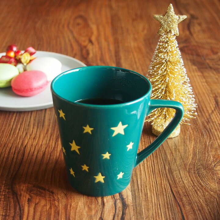 楽天市場 アウトレット込み 星 マグカップ スター 星柄 マグ おしゃれ かわいい ファンシー テーブルウェア器彩人うつわさいと
