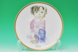 いわさき ちひろ2025イヤーズプレート（21cm）立てひざの少年御祝/内祝/プレゼント/ギフト/贈り物/誕生日/バレンタイン/ホワイトデー/母の日/父/クリスマス/記念/可愛い/人気/イヤリー/鳴海製陶/ナルミ/NARUMI【日本製】MADE IN JAPAN