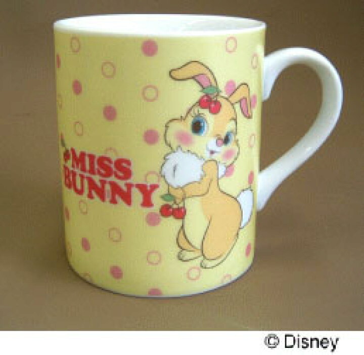 楽天市場】【ディズニーキャラクター】ミスバニー マグカップ : わたしの器