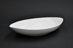 [NIKKO(ニッコー)] 27cm リーフボールフードスタイリング [Stylish Bowl]白い食器 [カレー皿][パスタ皿][ニッコー][食器][業務用]