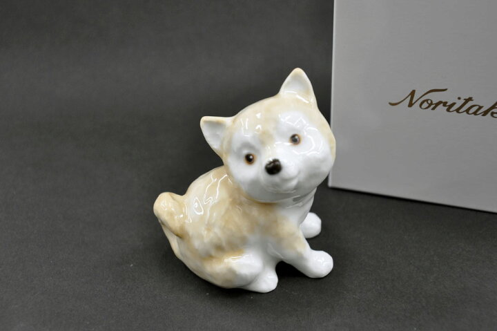 楽天市場】ノリタケ アートコレクション置物「シバケン(柴犬)」 [愛犬 