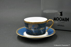 MOOMIN(ムーミン)-- ムーミンパパ海へいく --ティー・コーヒー碗皿[N-091L][カップ＆ソーサー][1客]ノリタケ [Noritake]