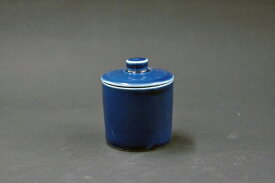 日常使いを提案するテーブルウェアシリーズCommon　波佐見焼食洗機・電子レンジOK！シュガーポット[100ml]ネイビー[コモン][カフェ風][砂糖][シュガー入れ][蓋物][ミニ][ふたもの][珍味][陶器]プレゼント/贈り物/ギフト/シンプル/人気