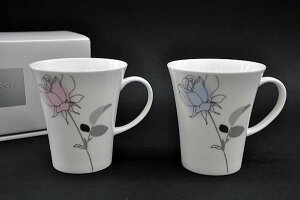[NIKKO(�j�b�R�[)]ROSE WATER(���[�Y�E�H�[�^�[)�y�A�}�O�Z�b�g [320cc]FINE BONE CHINA (�t�@�C���{�[���`���C�i)NIKKO SINCE1908