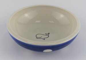 子ども用食器 すくい やすい ボウル くじら ブルー キッズ 陶器 波佐見焼