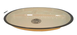 樹脂製食器 【 オーバルトレイ イエロー】食洗機・レンジ対応 会津塗