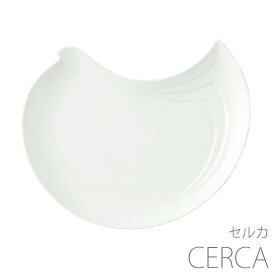 食器 おしゃれ 大皿 CERCA セルカ プレートL 白い食器 おしゃれ 鳩 鳥 お祝い 記念日 贈り物 日本製
