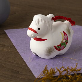 2026年 干支 馬 うま 開運 招福午福鈴 置物 置き物 コンパクト 正月飾り 個箱入り 109