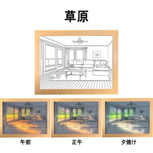 【 ポイント10倍!】装飾画 LED発光 絵画 光と影のフレーム 灯光画 インテリア飾り アートフォートフレーム アートデコレーション 陽光の灯りの絵 ベッドサイドランプ 3色調整 輝度調整 おし
