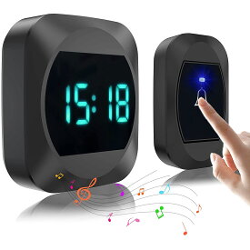 【 ポイント10倍！】正規品 ワイヤレスチャイム 自発電 工事不要 インターホン ワイヤレスインターフォン 呼び出しチャイムセット インターホン ドアフォン ドアチャイム ドアベル ドアホン コードレスチャイム ワイヤレスチャイム ワイヤレス玄関 壁掛け 呼び鈴 介護